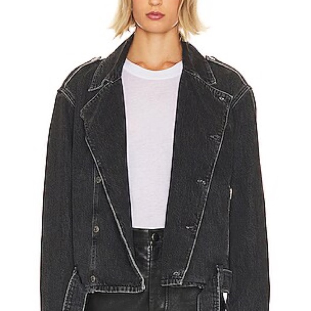 Women's Black Denim Jacket